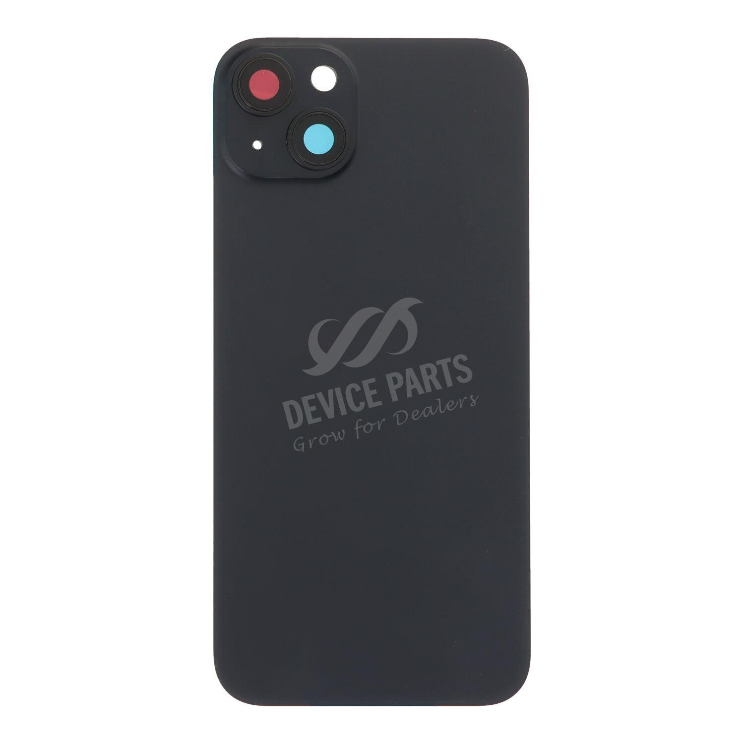 as166205_2507125579_1.jpg Battery Door + Back Camera Lens and Bezel with Magnetism Ring+Metal Plate for iPhone 15 Plus Black without Logo OEM - Image 1