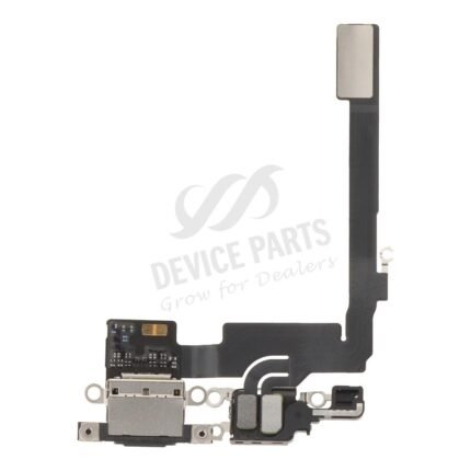 Charging Port Flex Cable with Charging Port Module for iPhone 16 Pro Black Titanium Ori R
