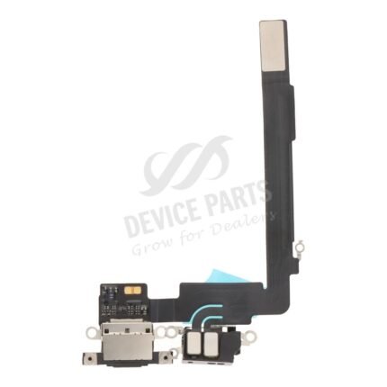 Charging Port Flex Cable with Charging Port Module for iPhone 16 Pro Max Black Titanium Ori R