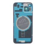 Battery Door + Back Camera Lens and Bezel with Magnetism Ring+Metal Plate for iPhone 14 Plus Purple OEM - Image 2