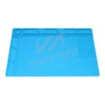 S-140 Insulation Silicone Mat Maintenance Platform BGA Solder Repair Station Blue 350*250
