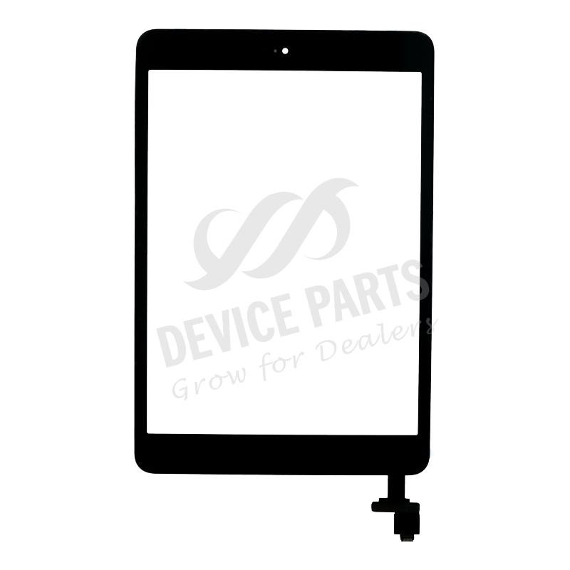 pt003682_2104279903_1.jpg Touch Screen + Touch Screen Adhesive with Home Button Flex Cable for iPad Mini/Mini 2 Black HQ - Image 1