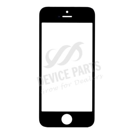 Glass Lens With Frame&OCA for iPhone 5 Black OEM