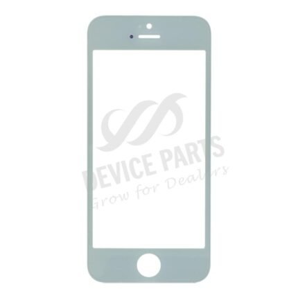 Glass Lens With Frame&OCA for iPhone 5 White OEM