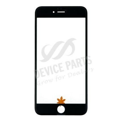 Glass Lens With Frame&OCA for iPhone 6S Plus Black OEM