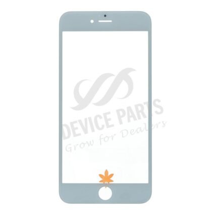Glass Lens With Frame&OCA for iPhone 6S Plus White OEM
