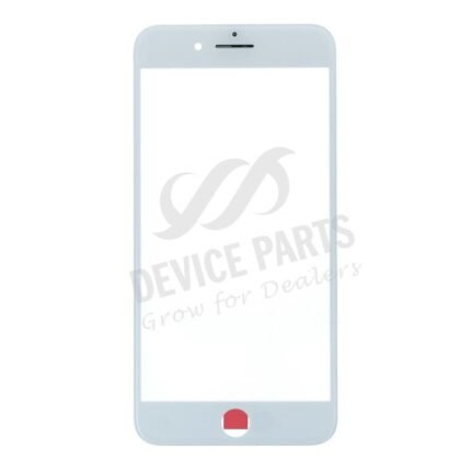 Glass Lens With Frame for iPhone 7 Plus White OEM