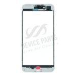 Glass Lens With Frame for iPhone 7 Plus White OEM - Image 2