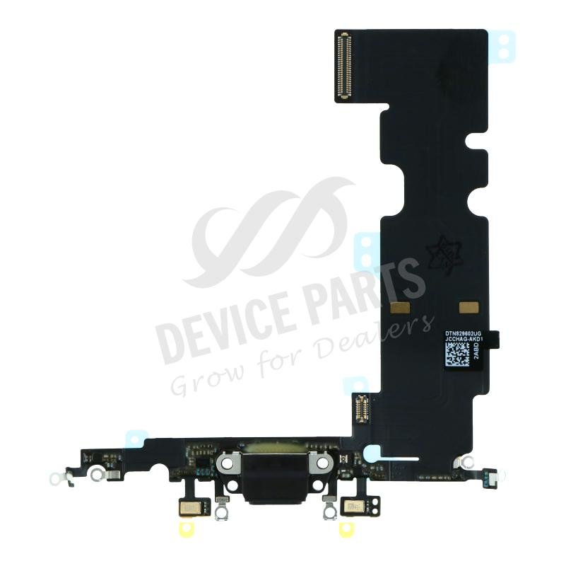 pt008660_2104271945_1.jpg Charging Port Flex Cable for iPhone 8 Plus Black Ori - Image 1