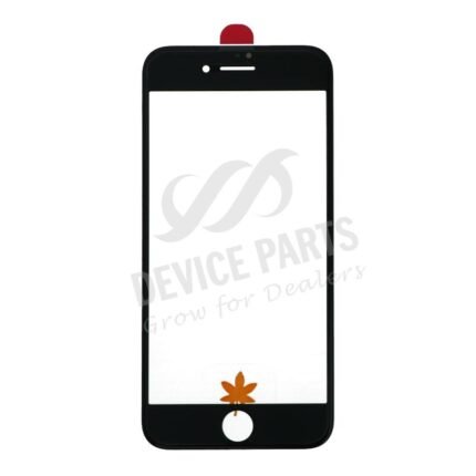 Glass Lens With Frame&OCA for iPhone 8/SE 2020/SE 2022 Black OEM