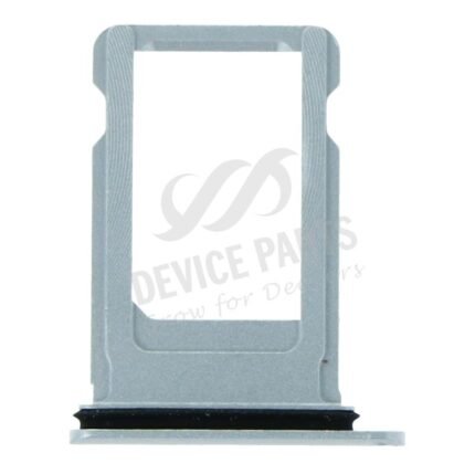 SIM Card Tray with Waterproof Rubber Ring for iPhone 8/SE 2020/SE 2022 Single Card Version White Ori