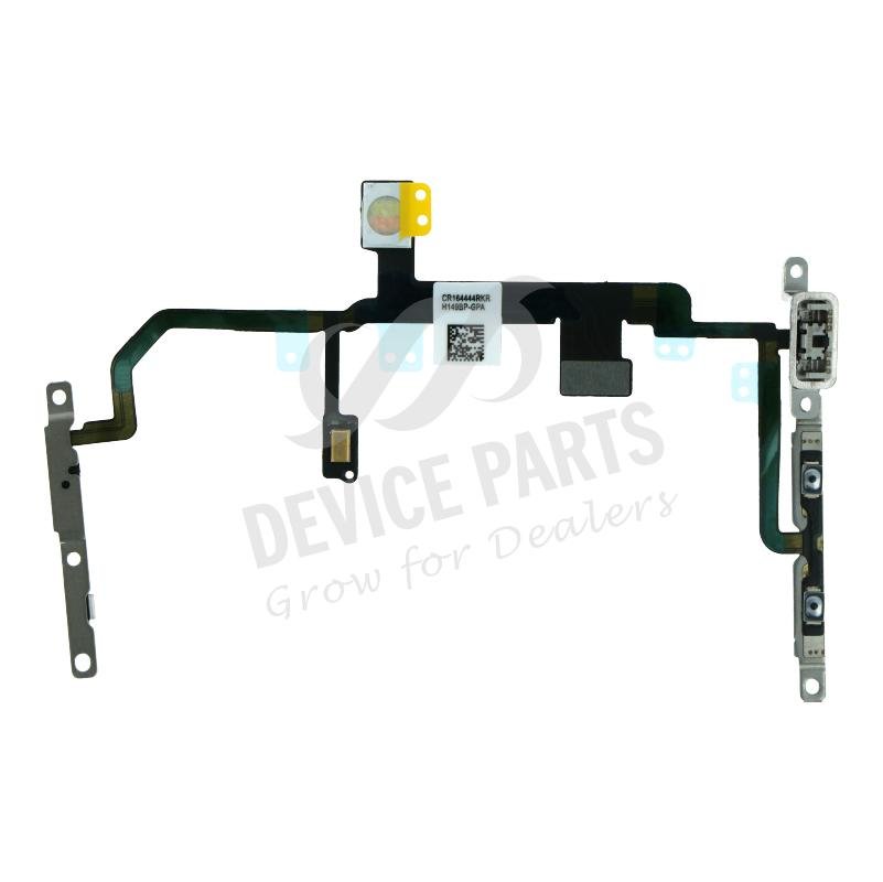 pt009925_2104273190_1.jpg Power&Volume Button Flex Cable with Metal Bracket for iPhone 8 Plus Ori - Image 1