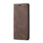 CaseMe-013 TPU Business Style Vintage Matte Horizontal Flap Leather Case for Samsung Galaxy S20 FE/S20 FE 5G Brown