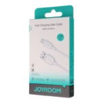 JOYROOM S-UM018A9 1M 3A USB-A to Micro Fast Charging Data Cable White CE/ROHS Certified - Image 2