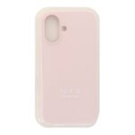 Full Pure Color Liquid Silicone Case Without Logo for iPhone 16 Pink - Image 2