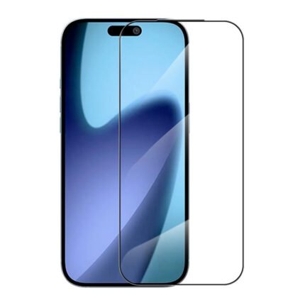 Silk Screen Full Screen Tempered Glass Screen Protector for iPhone 17 Pro Max Black