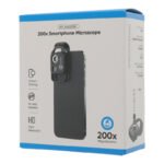 APEXEL APL-MS002BK 200X HD Universal Portable Mobile Phone Microscope with LED Light Black - Image 2