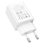 HOCO N70 30W Nuevo Single Port PD Charger Eu plug White - Image 2