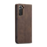 CaseMe-013 TPU Business Style Vintage Matte Horizontal Flap Leather Case for Samsung Galaxy S20 FE/S20 FE 5G Brown - Image 2