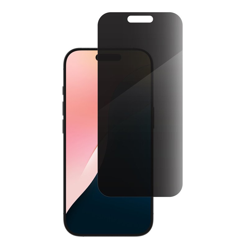 16220241024185027.jpg 360?Privacy Anti-Glare Full Screen Tempered Glass Screen Protector for iPhone 16 Black - Image 1