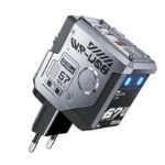 WEKOME WP-U08 67W USB+Type-C*2 Navigator Series GaN Charger EU Plug Silver