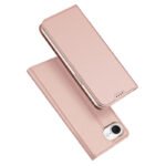 DUX DUCIS Skin Pro Series Magnetic Horizontal Flip Leather TPU + PU Case for iPhone 16e Pink