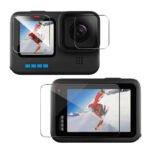 Tempered Glass Screen Protector for GoPro Hero 10 Transparent 3pcs in one set