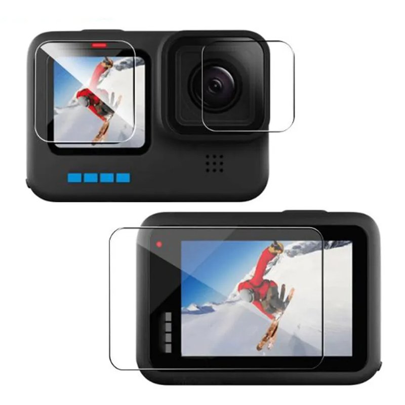 17720240416110753.jpg Tempered Glass Screen Protector for GoPro Hero 10 Transparent 3pcs in one set - Image 1