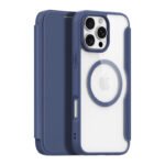 DUX DUCIS Skin X Pro Series Magnetic Horizontal Flip Leather TPU + PU Case for iPhone 16 Pro Blue