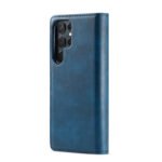 DG.MING Two-Folding Cowhide Texture Case for Samsung Galaxy S24 Ultra Blue - Image 2