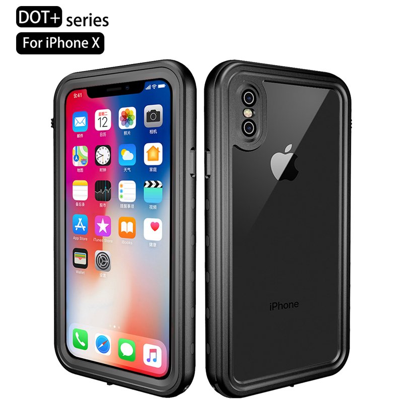 19220220707162504.jpg Redpepper IP68 Waterproof Shockproof Case for iPhone X/XS Black - Image 1