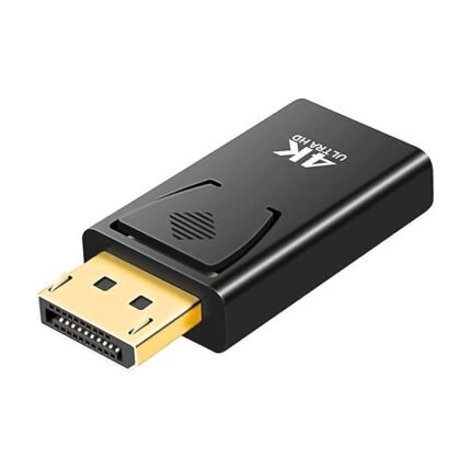 Displayport Male to HDMI Female Video Audio Adapter Black