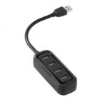 VENTION VAS-J43-B050 0.5M USB to USB2.0*4 HUB Adapter Black