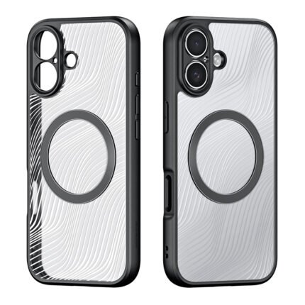 DUX DUCIS Aimo Mag Series Magnetic Matte Anti-drop TPU + PC Case for iPhone 17 Black