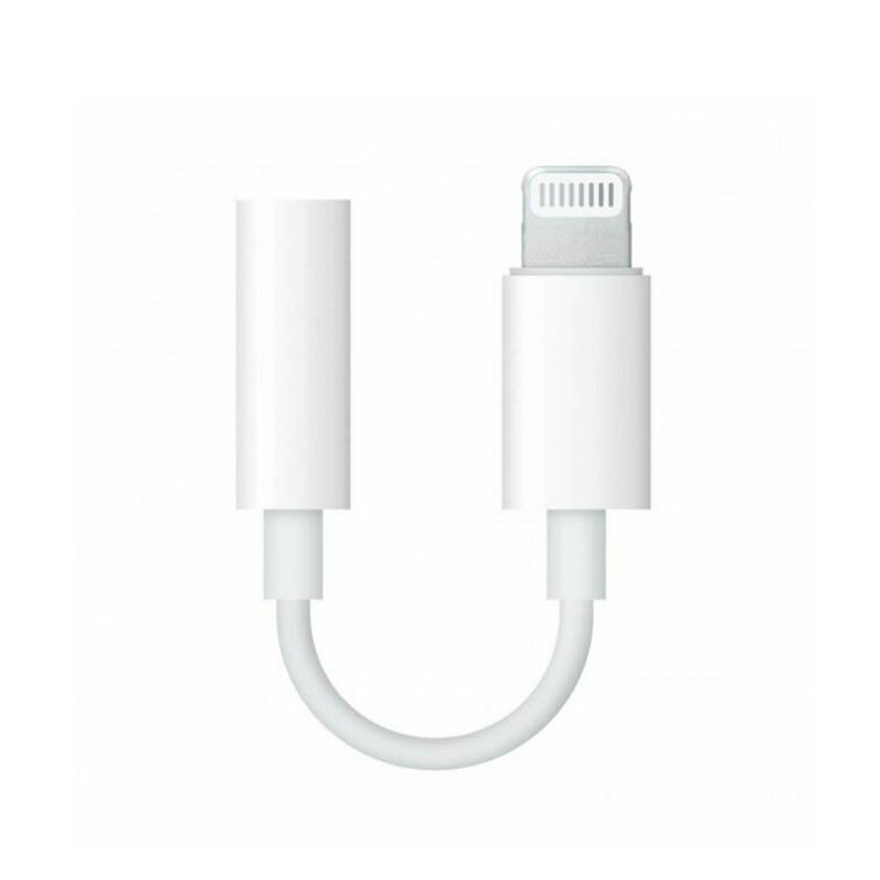 20820220906093734.jpg Lightning to 3.5mm Earphone Jack Adapter Non-Bluetooth Version White - Image 1