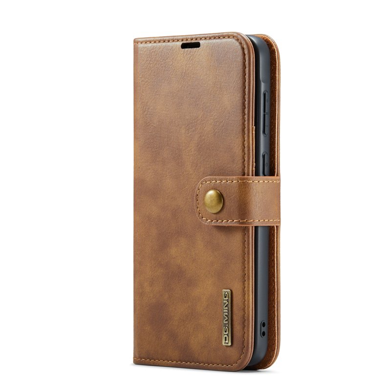 21820250417153802.jpg DG.MING Two-Folding Cowhide Texture Case for Samsung Galaxy A36 Brown - Image 1