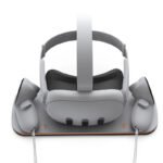 DOBE TY-3827 Contact Type Charging Dock with LED Indicator for Oculus Quest 3 White - Image 2