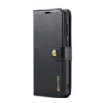 DG.MING Two-Folding Cowhide Texture Case for Samsung Galaxy A36 Black