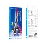 BOROFONE BX72 4 in 1 iP/iP/Type-C/Micro Ports 1M Nylon Charging Cable Black - Image 2