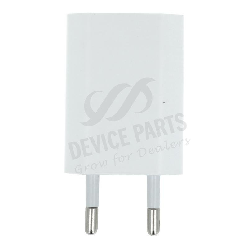 24030005_2105134883_1.jpg 5V 1A USB Charger without Logo for iPhone White EU Plug - Image 1