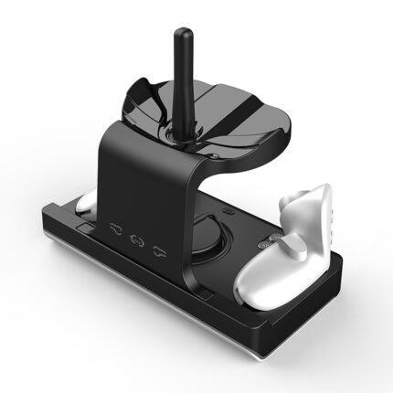 Headset and Controller Wall Mount Colorful Charging Dock Station for Oculus Quest 3 Black