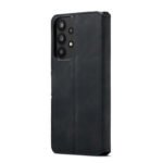DG.MING Retro Oil Side Horizontal Flip Case for Samsung Galaxy A33 5G Black - Image 2