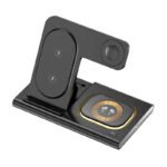 JJT-A80 3 in 1 Magnetic with Night Light Foldable Wireless Charging Stand Black