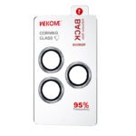 WEKOME WTPC-010 KingKong Crystal Metal Rear Lens Protector for iPhone 16 Pro/16 Pro Max Silver