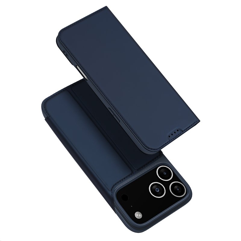 25420250704100912.jpg DUX DUCIS Skin Pro Series Magnetic Horizontal Flip Leather TPU + PU Case for iPhone 17 Pro Blue - Image 1