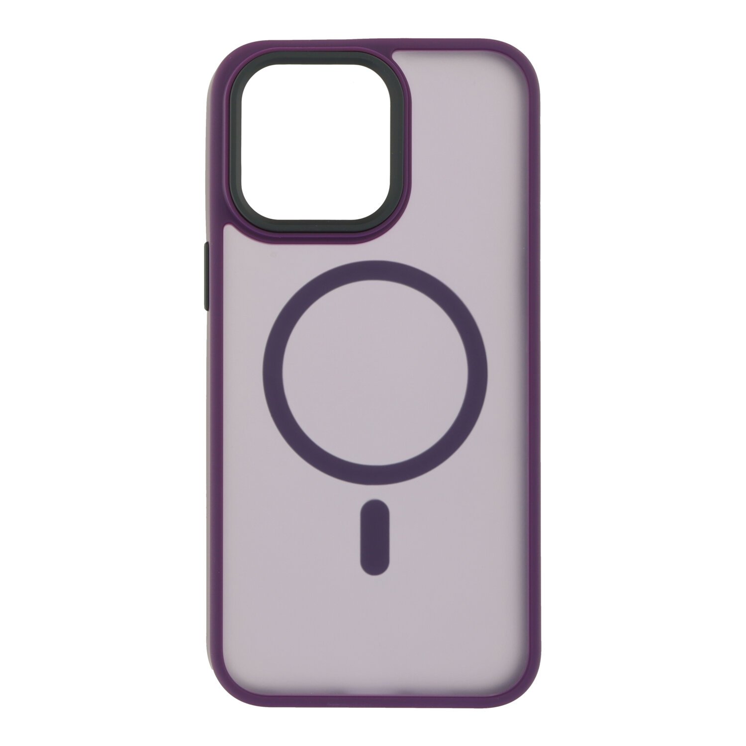 25720241203094834.jpg Magnetic Skin Feel Frosted Translucent Case for iPhone 16 Pro Max Dark Purple - Image 1