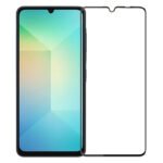 Silk Screen Full Screen Tempered Glass Screen Protector for Samsung Galaxy A16 5G Black