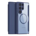 DUX DUCIS Skin X Pro Series Magnetic Horizontal Flip Leather TPU + PU Case for Samsung Galaxy S23 Ultra Blue