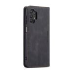 CaseMe-013 TPU Business Style Vintage Matte Horizontal Flap Leather Case for Samsung Galaxy A32 5G Black - Image 2