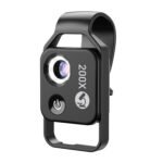 APEXEL APL-MS002BK 200X HD Universal Portable Mobile Phone Microscope with LED Light Black